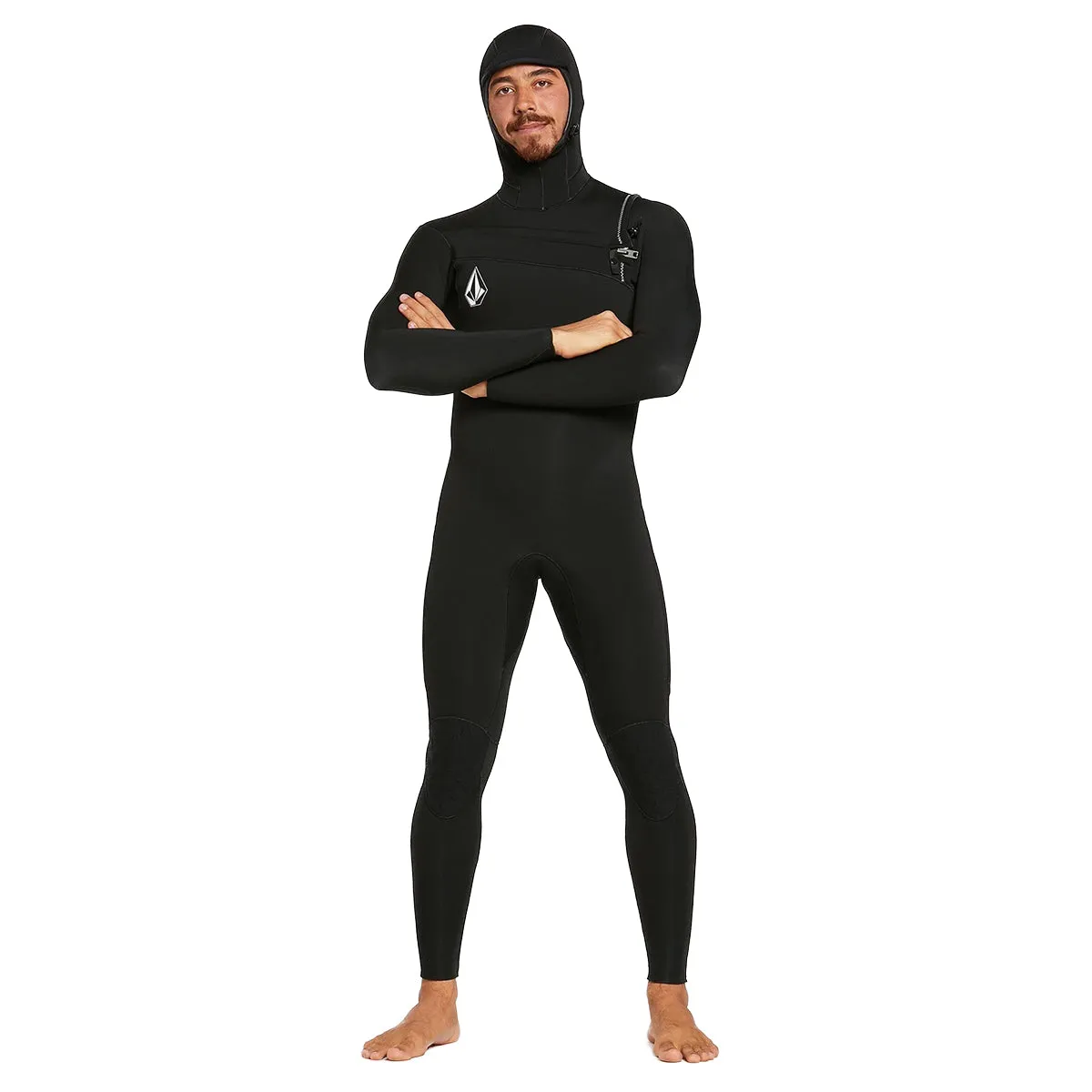 5/4/3mm Men's Volcom Hood Chestzip Fullsuit