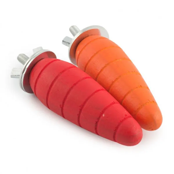 Ancol | Small Pet Chew Toy | Wooden Carrot Gnaws