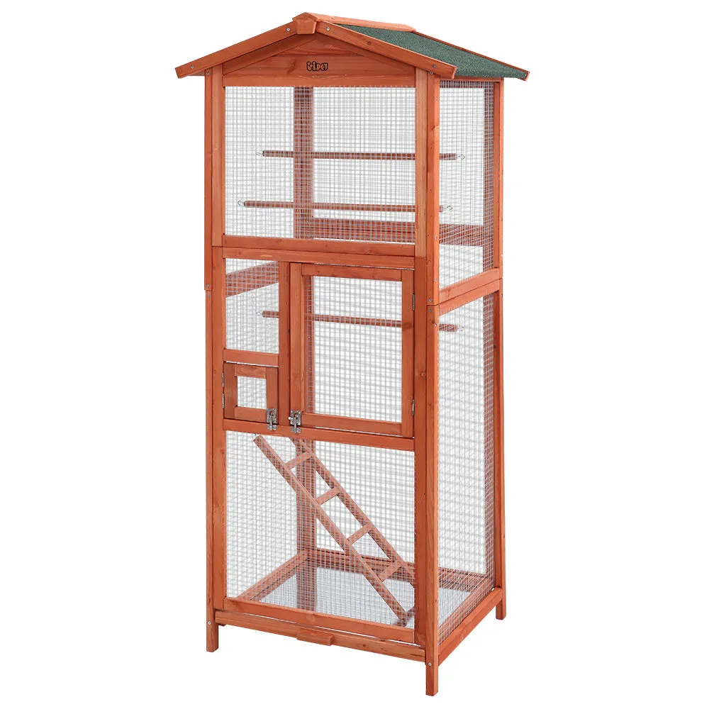 Bird Cage Wooden Pet Cages Aviary Large Carrier Travel Canary Cockatoo Parrot Extra Large