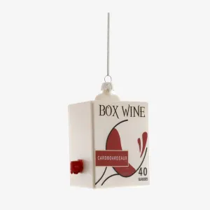 Boxed Wine Ornament