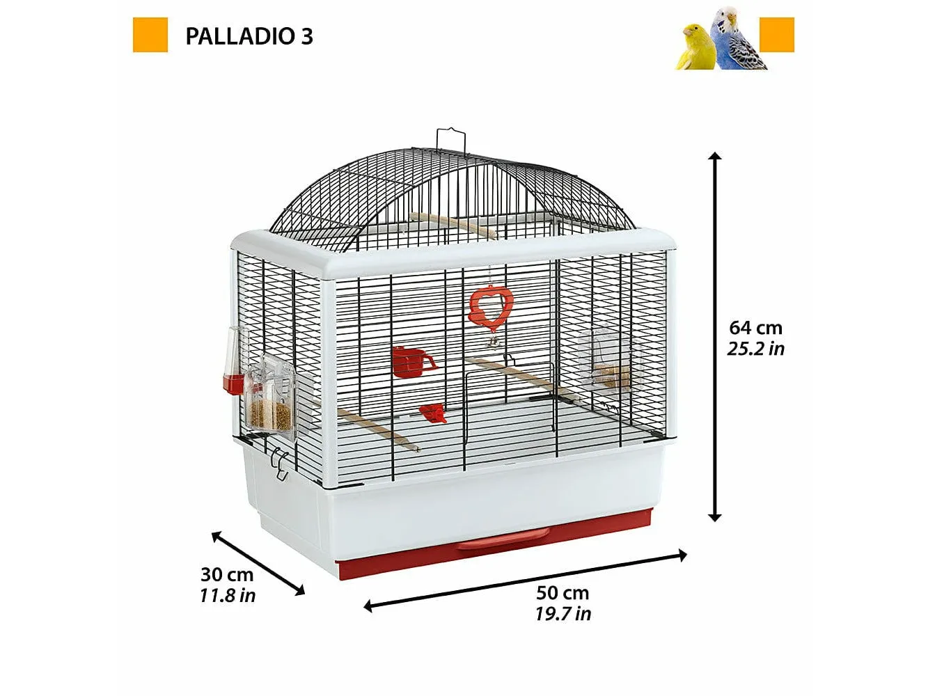 Cage Palladio 3 Black