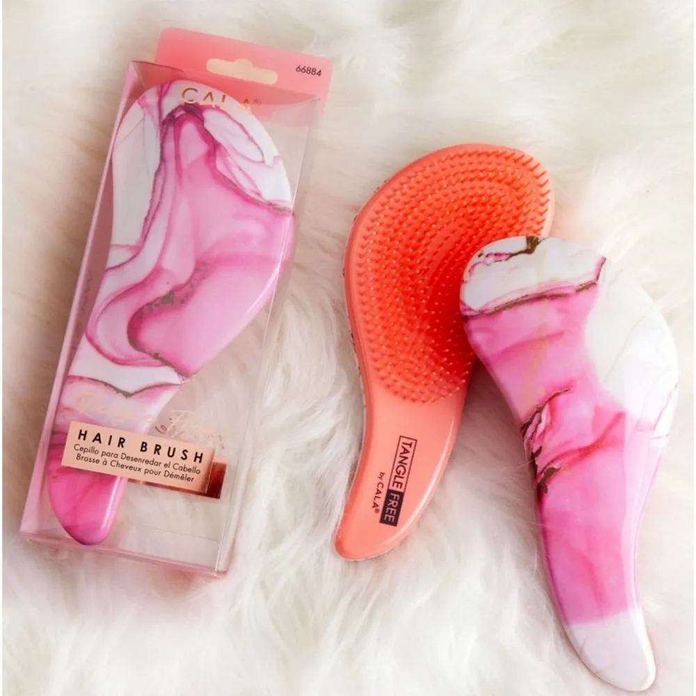 Cala Tangle Free Hair Brush: Rose Swirl