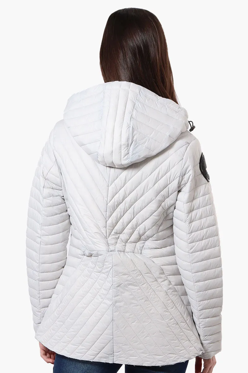 Canada Weather Gear Chevron Quilted Lightweight Jacket - Stone