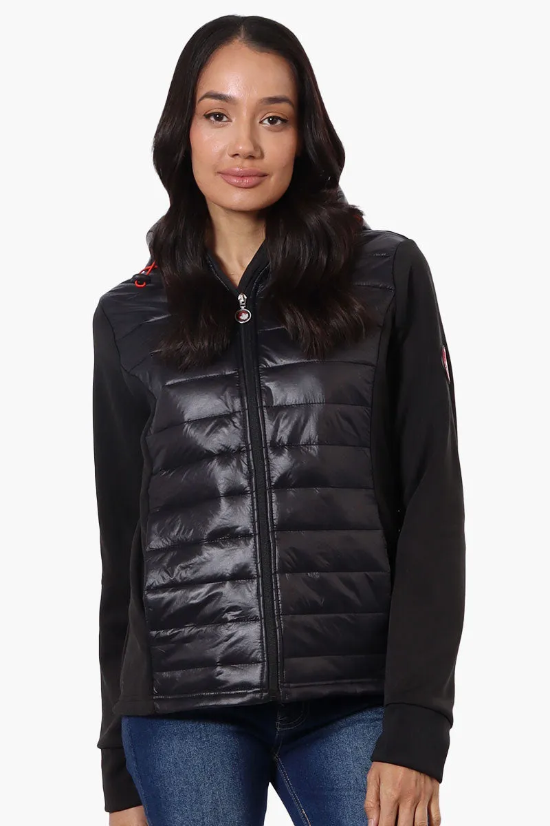 Canada Weather Gear Quilted Nylon Lightweight Jacket - Black