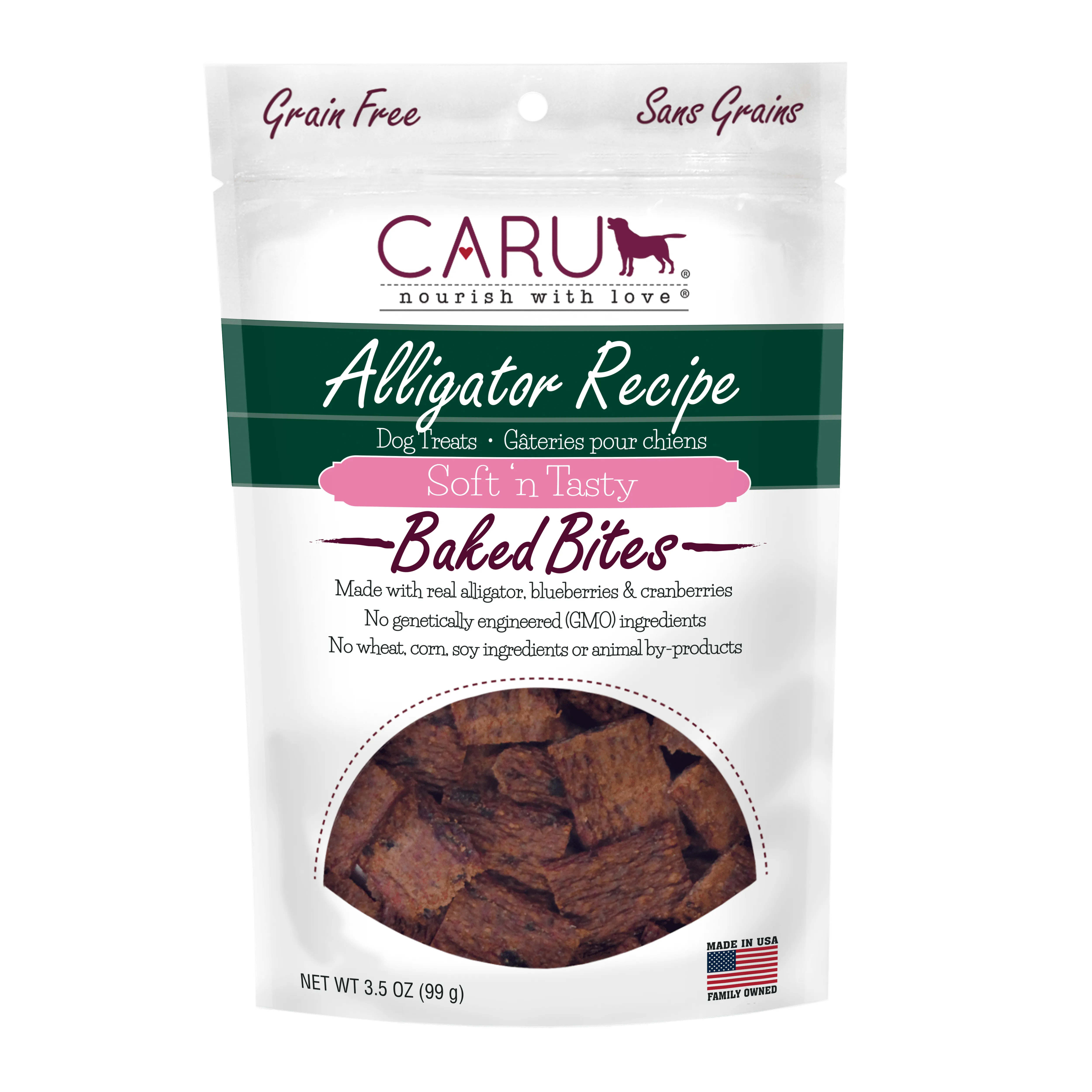 CARU - Soft 'n Tasty Baked Alligator Bites