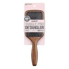 CONAIR - Tangle Pro Detangler Wood Paddle Hair Brush - 1 Brush