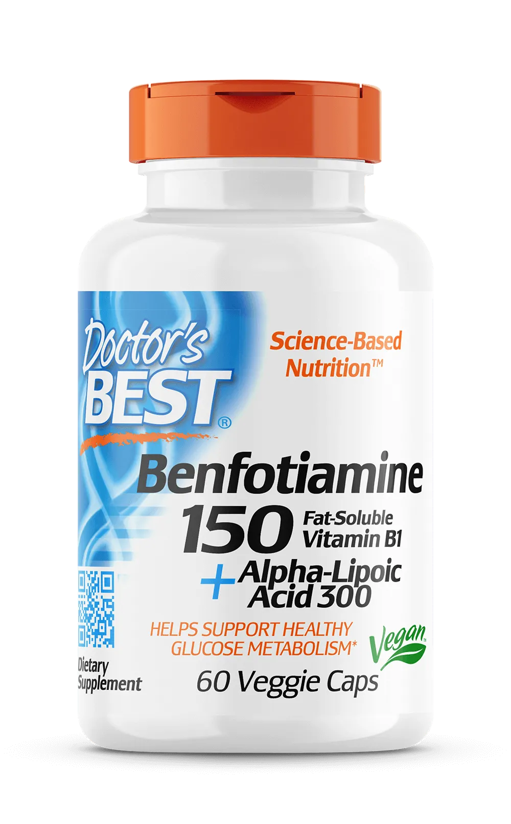 Doctor's Best Best Benfotiamine 150   Alpha Lipoic Acid 300, 60 vcaps