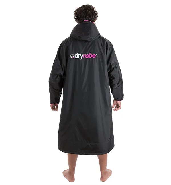 Dryrobe Advance Long Sleeve - Black Pink Medium