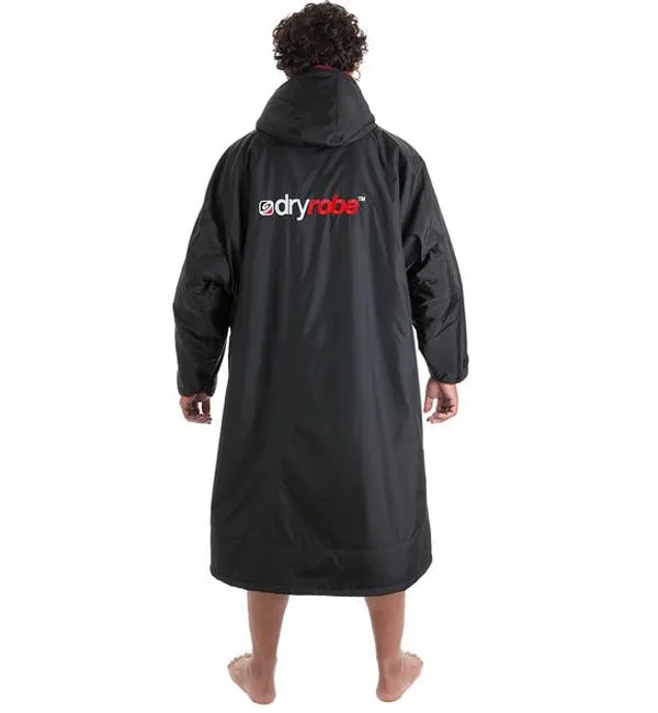 Dryrobe Advance Long Sleeve - Black Red Small