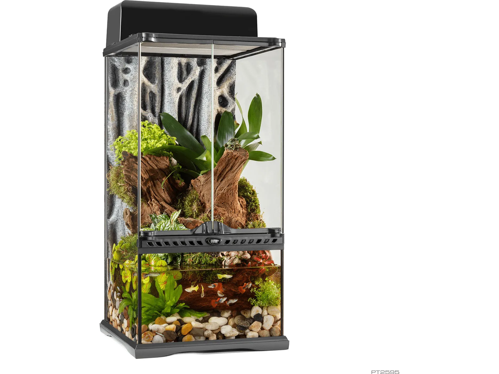 Exo Terra Advanced Paludarium & Rainforest Terrarium - Mini X-Tall - 30 x 30 x 60 cm