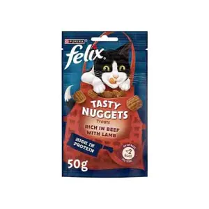 Felix Tasty Nuggets With Beef and Lamb 8 x 50g