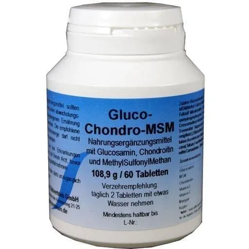 GLUCO-CHONDRO-MSM tablets 60 pcs, methyl sulfonyl methane