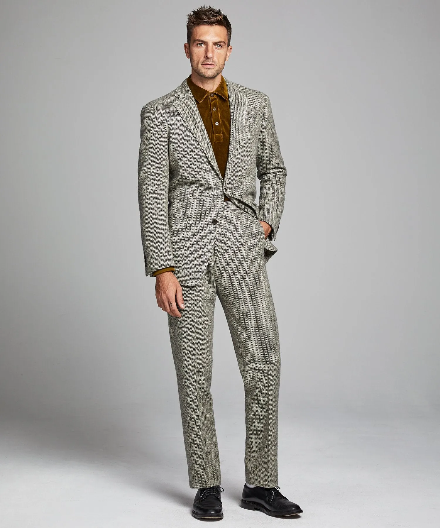 Herringbone Sack Suit