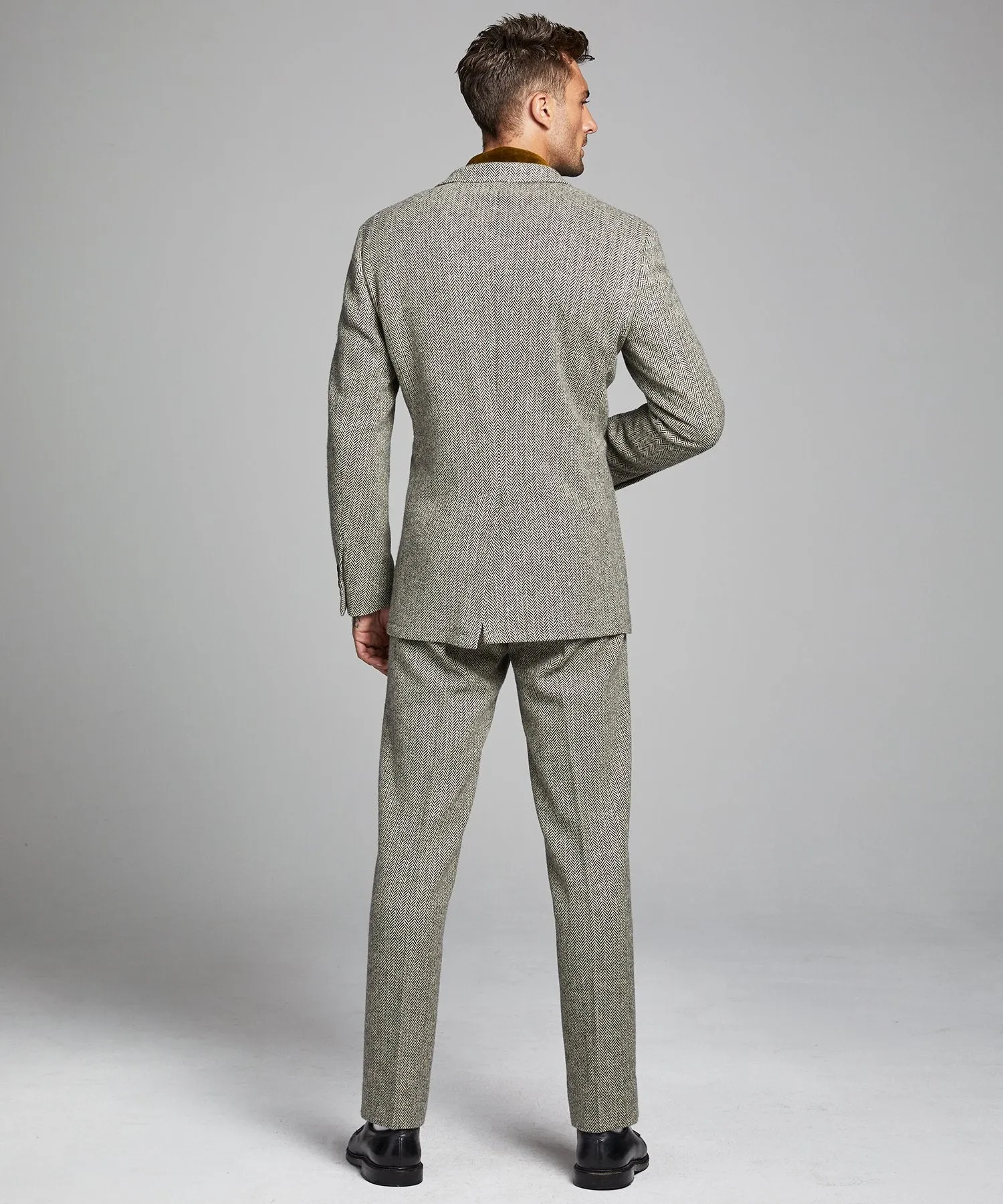 Herringbone Sack Suit