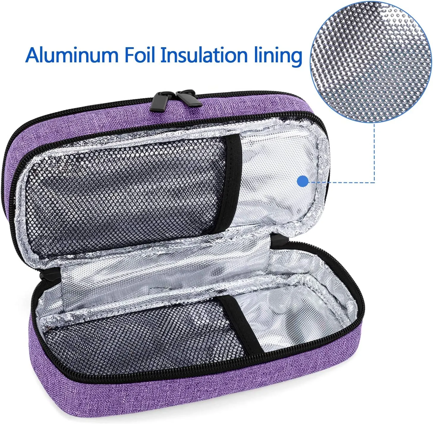 Insulin bag with ishotermal effect (Purple)