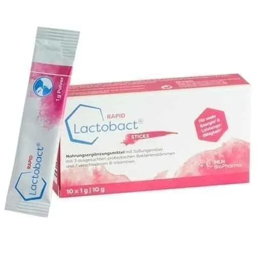 LACTOBACT Rapid Sticks 10 pc physical and mental exertion