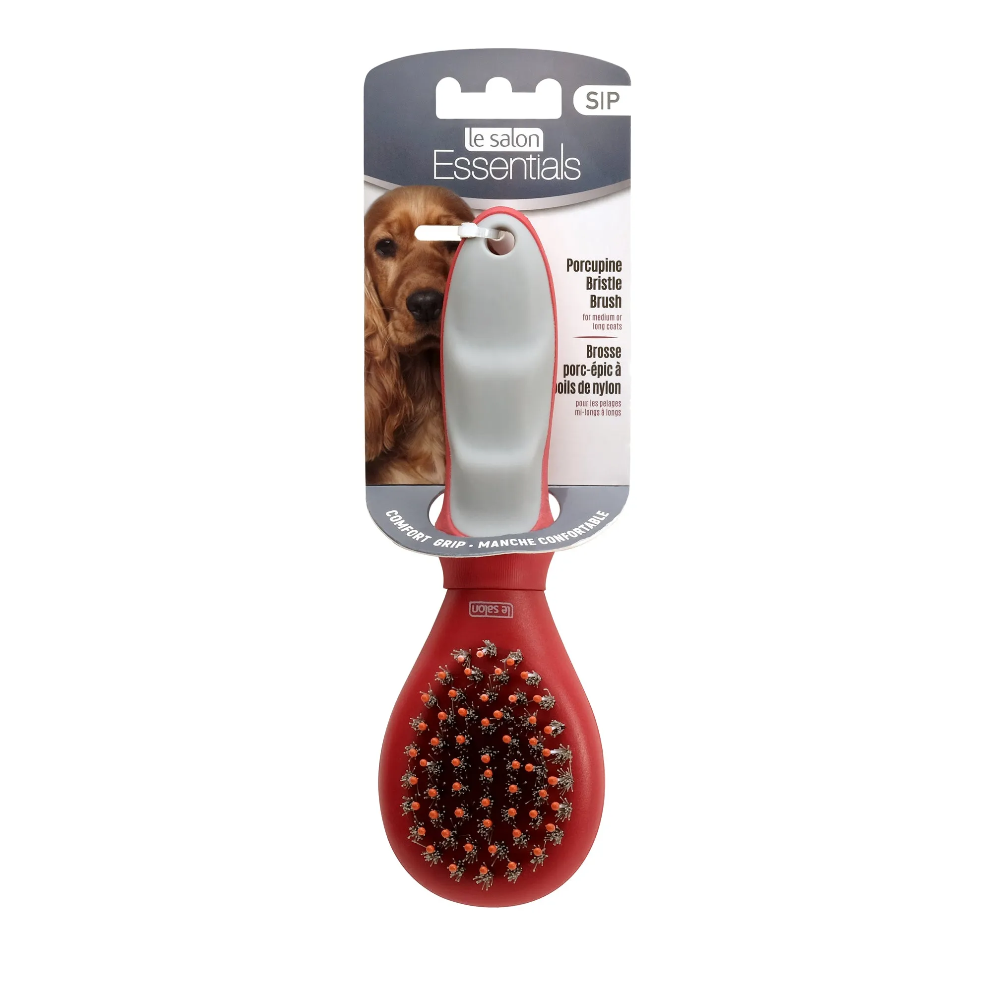 Le Salon Essentials Dog Porcupine Bristle Brush - Small