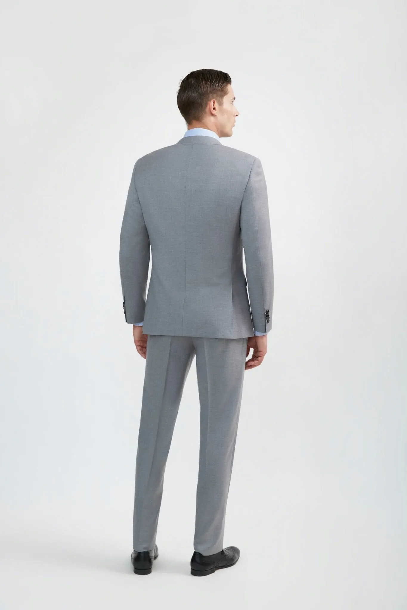 Lite Grey Suit Made From 100% Merino Wool