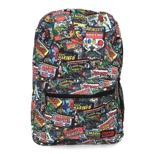 Loungefly Marvel Retro Comics Nylon Backpack