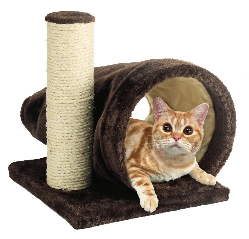 Marukan Brisky Tunnel Cat Scratcher