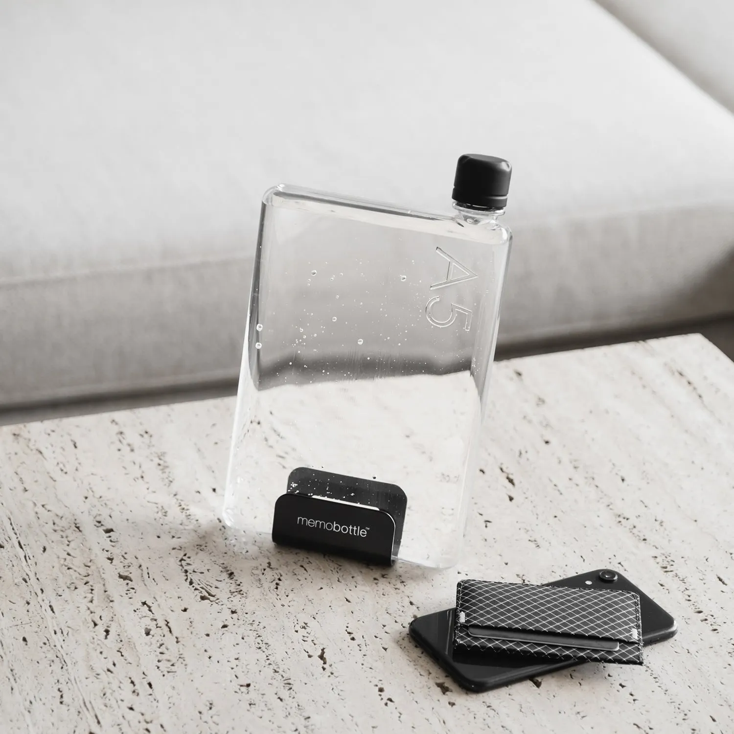 memobottle | desk stand original | black