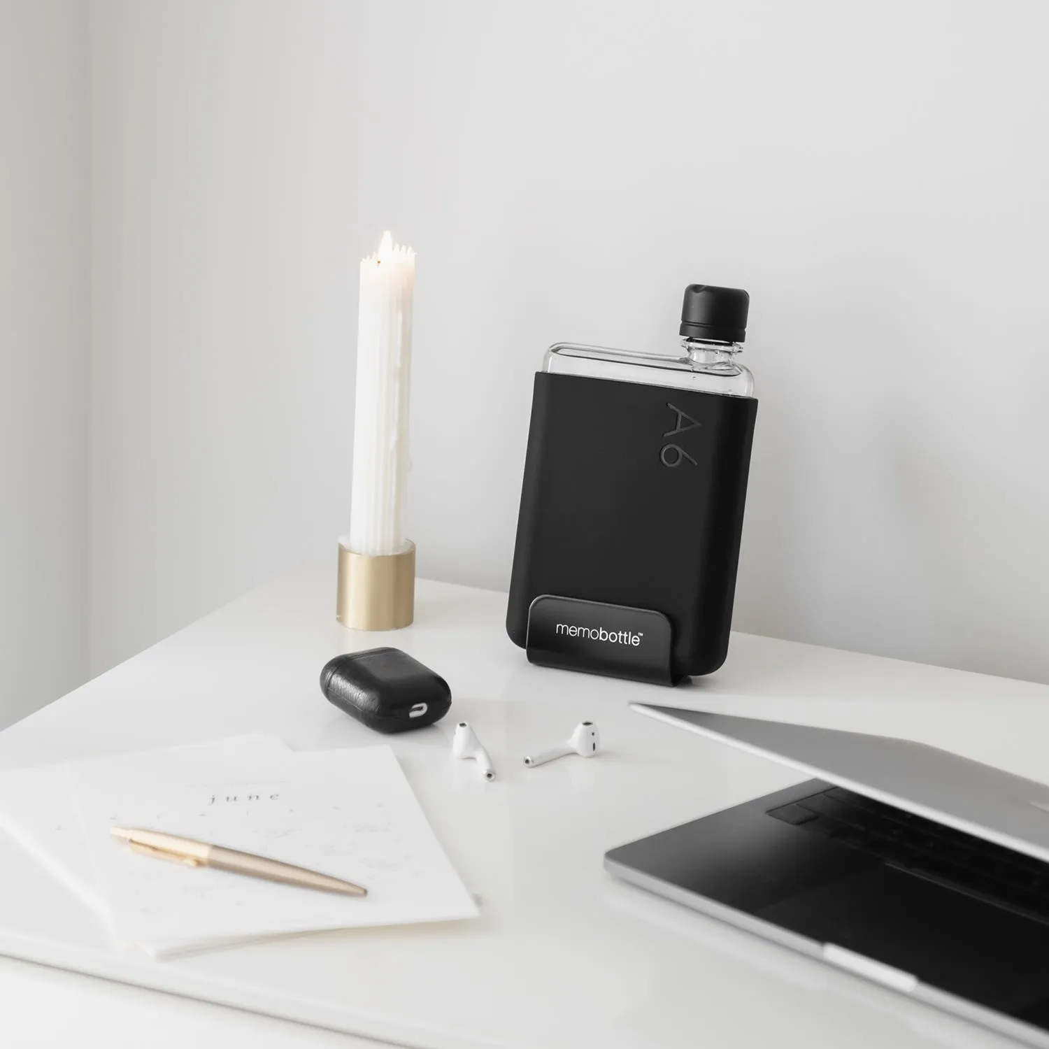 memobottle | desk stand original | black