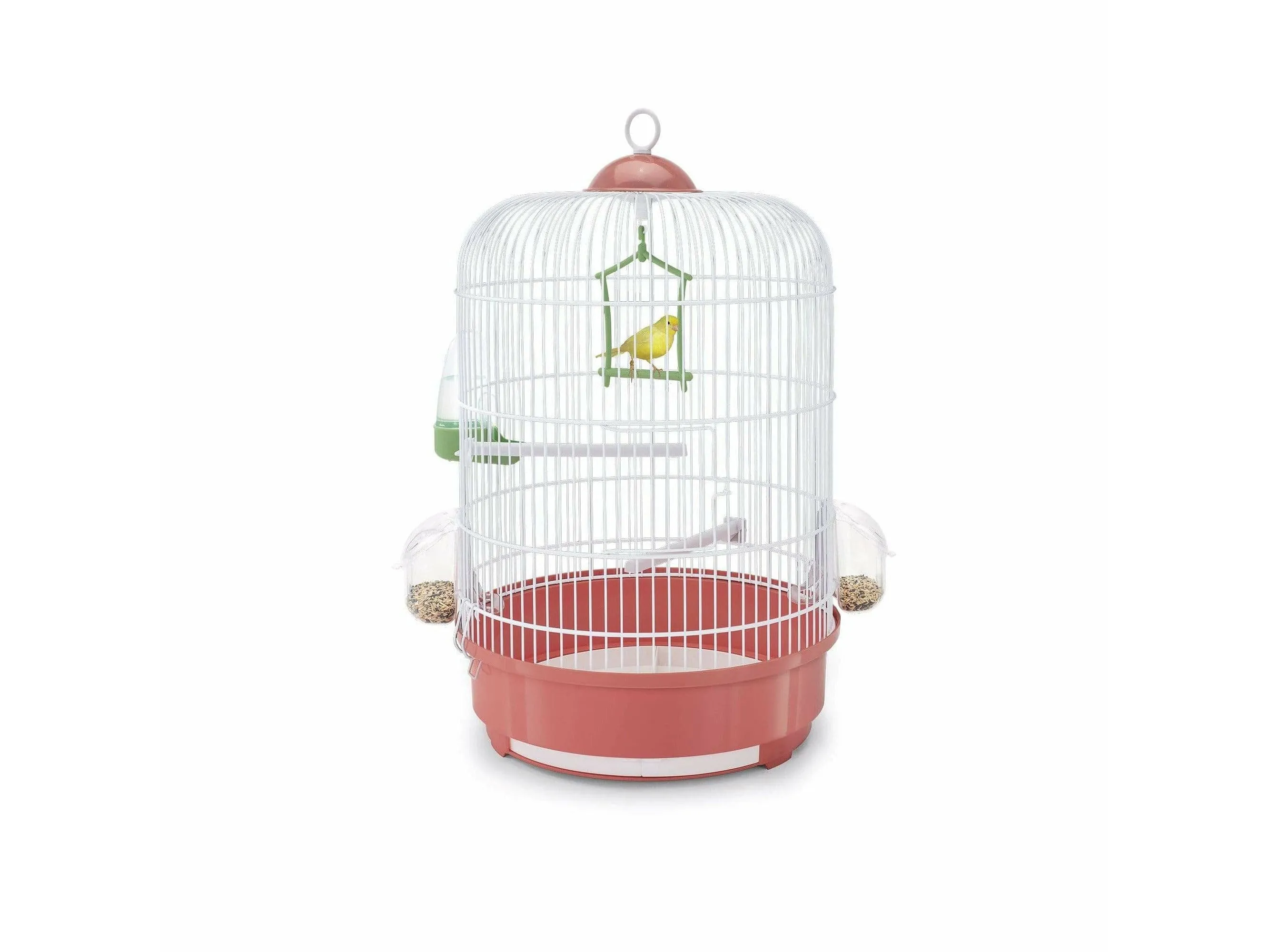 Milly Cage White/Strawberry Red