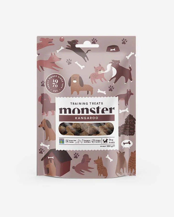 Monster Training Treats with Kangaroo and Chicken - 100g