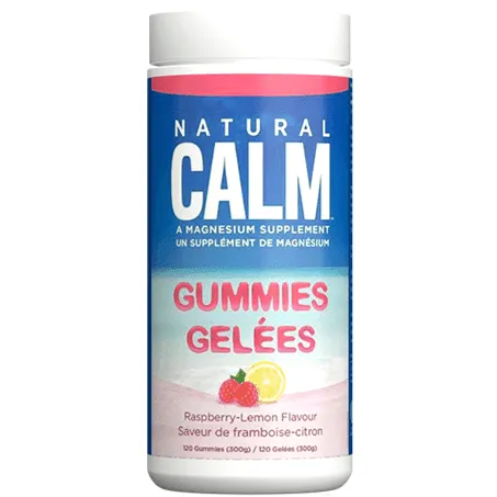 Natural Calm Gummies Raspberry Lemon 120 Gummies