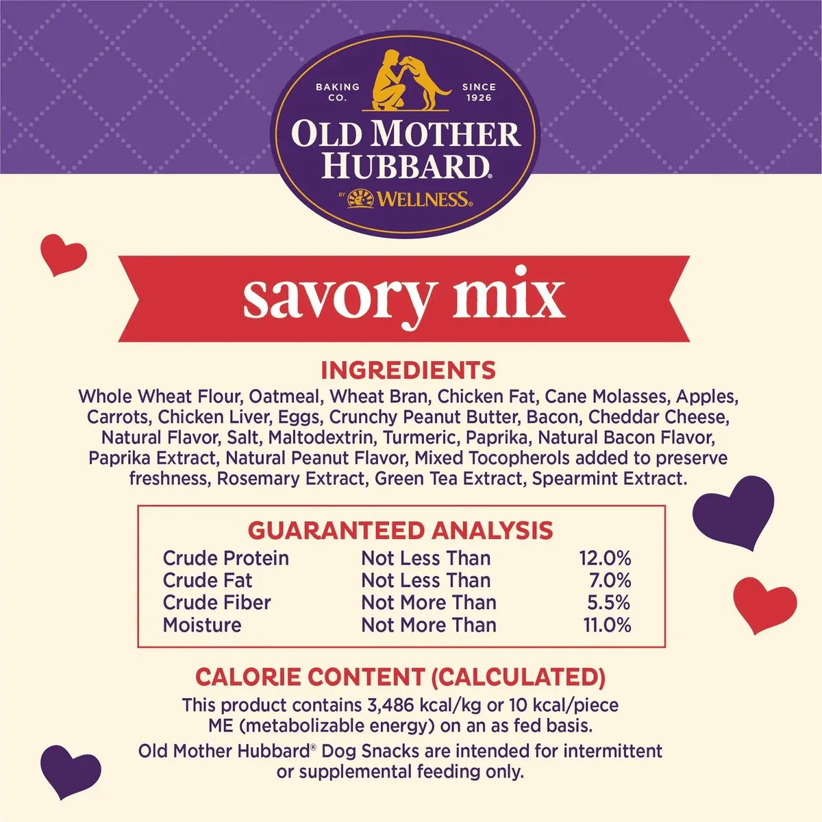 Old Mother Hubbard Classic Savory Mix Natural Mini Oven-Baked Biscuits Dog Treats