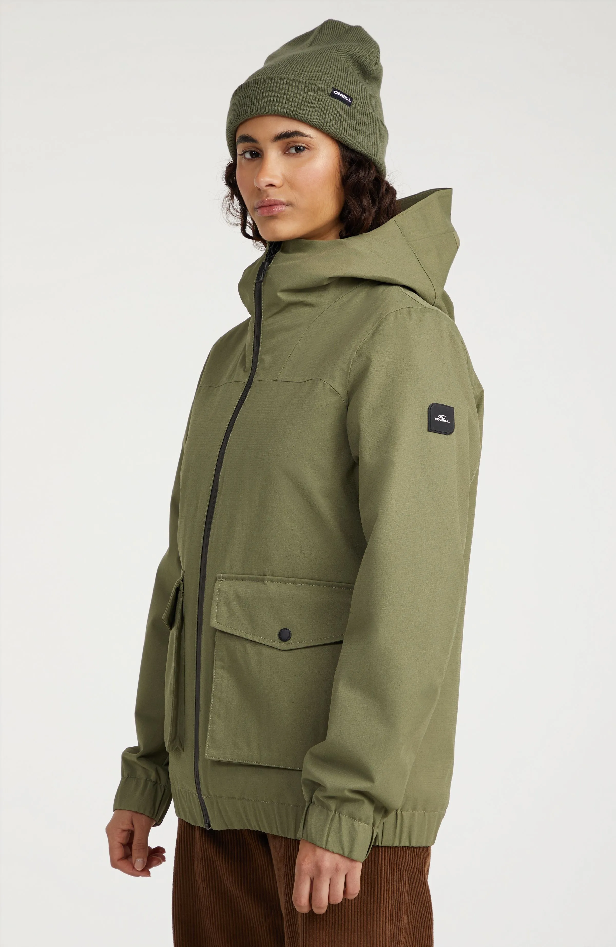 O'Neill TRVLR Series Ecto Shell Jacket | Deep Lichen Green