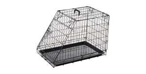 PawHut Dog Cage Black 480 mm x 760 mm x 550 mm