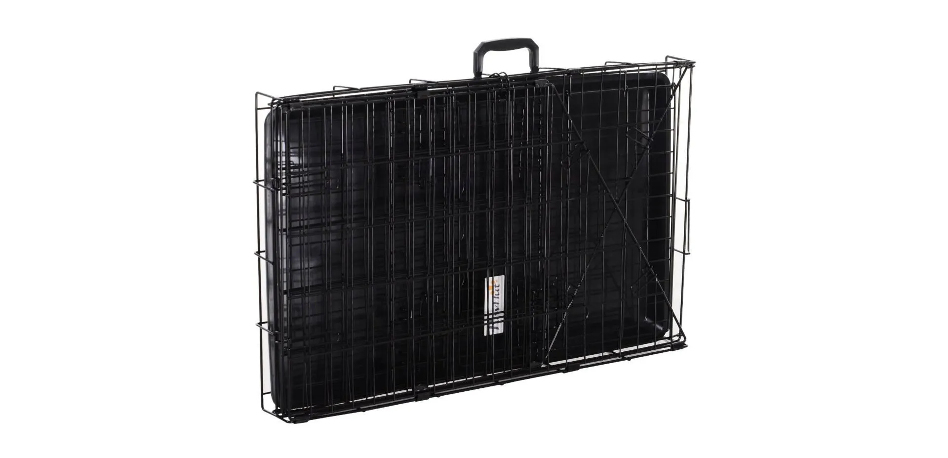 PawHut Dog Cage Black 480 mm x 760 mm x 550 mm