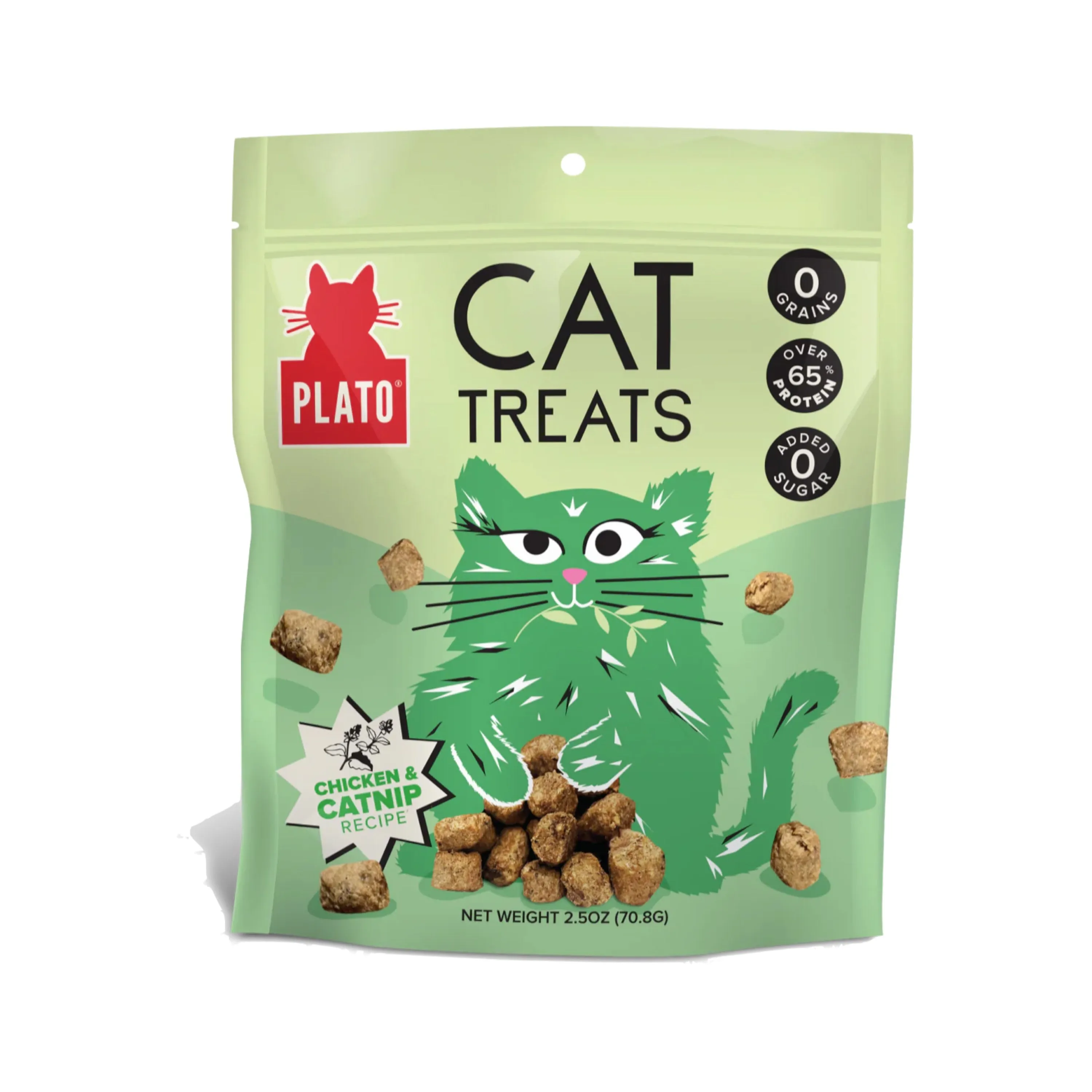 Plato Chicken & Catnip Treats 2.5oz