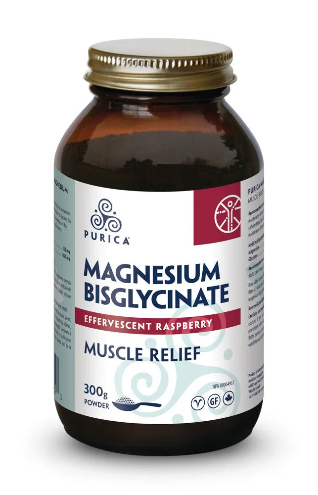 Purica Magnesium Bisglycinate - Raspberry (300g)