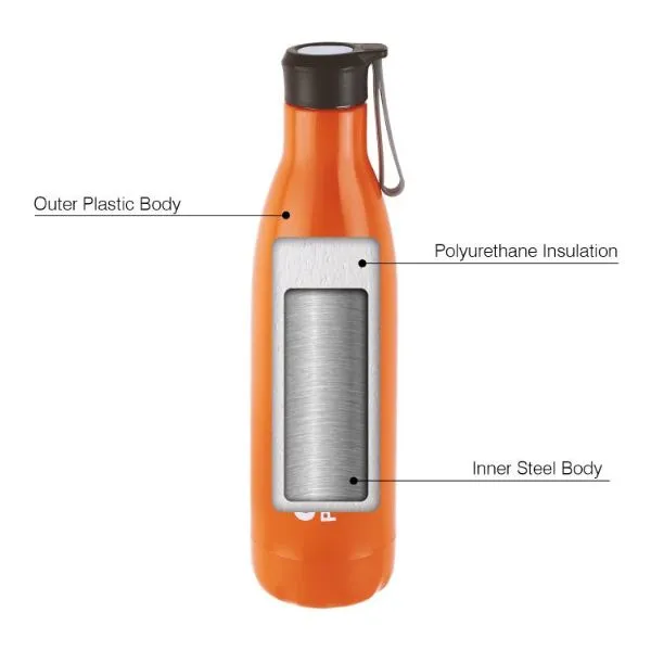 Puro Steel-X Rover 900 Water Bottle, 720ml