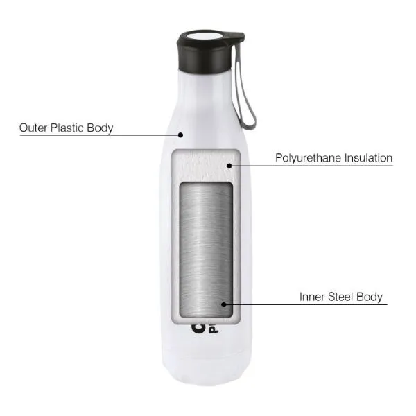 Puro Steel-X Rover 900 Water Bottle, 720ml