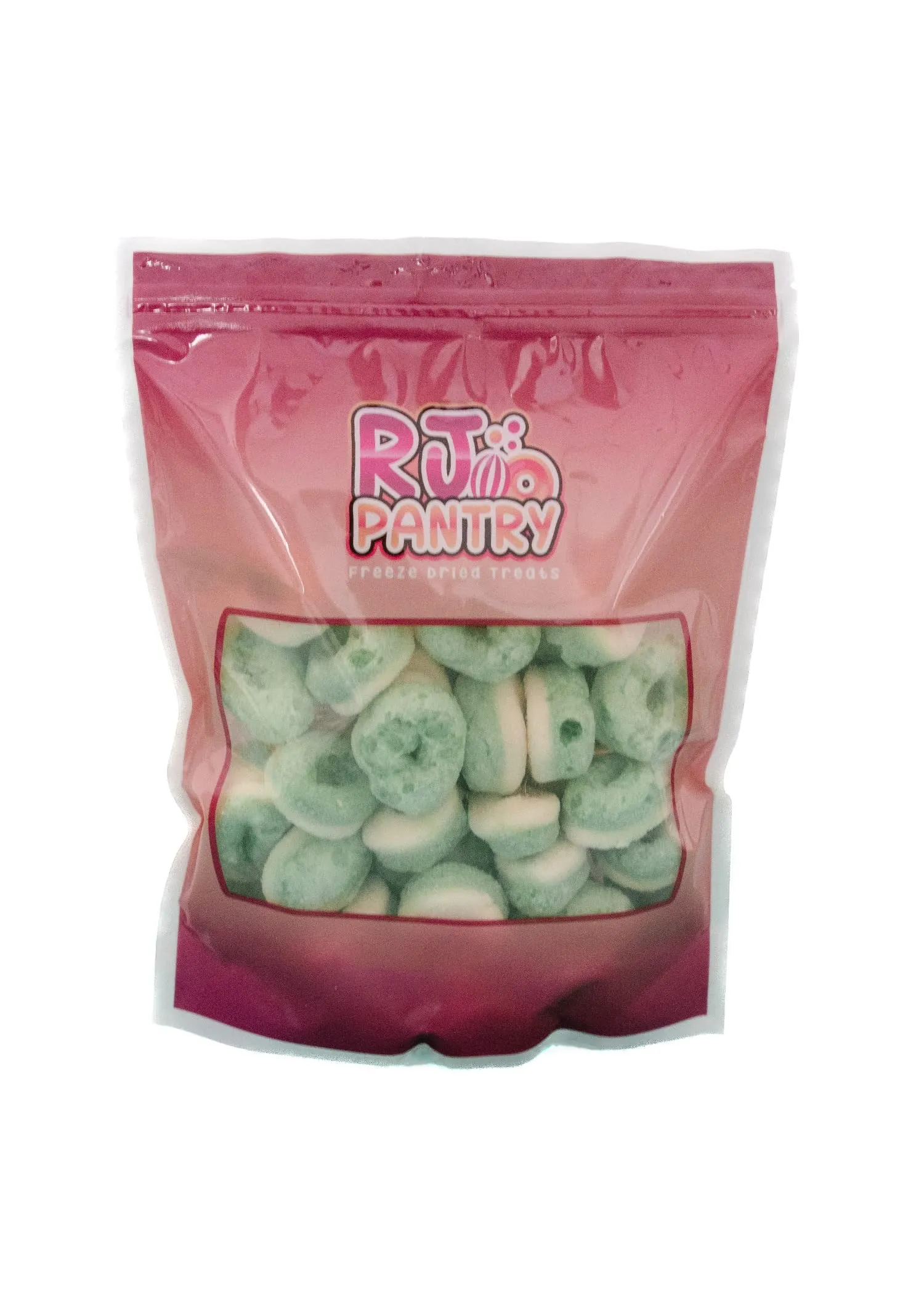 RJ Pantry Freeze-Dried Candy Apple Rings -14 oz Bag