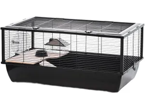 Small Animal Habitat Black Bob 78X48X36Cm Black