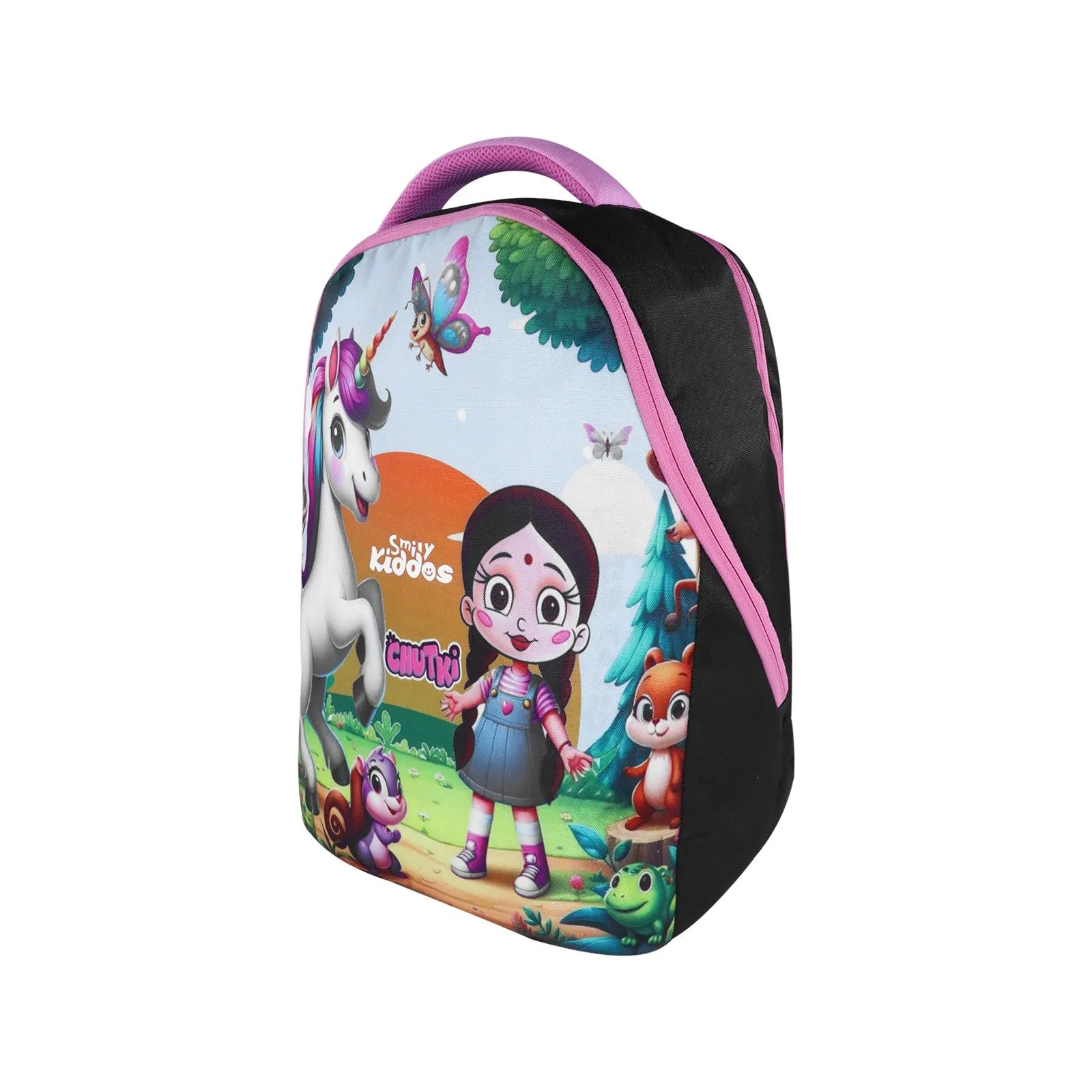 Smily Kiddos - Licensed Chhota Bheem Chutki Junior Backpack 2 - Pink