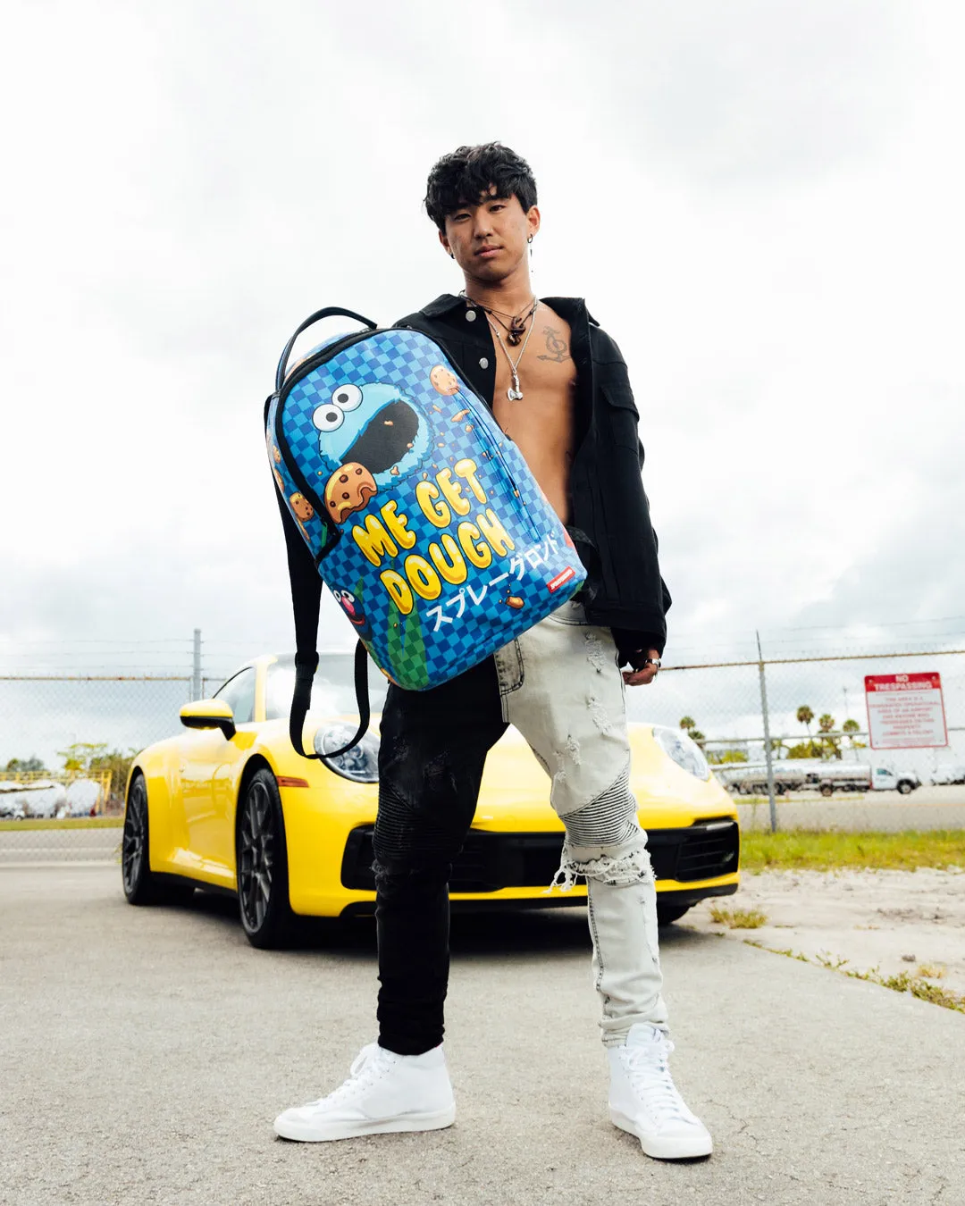 Sprayground Cookie Monster Me Get Dough Backpack B4691