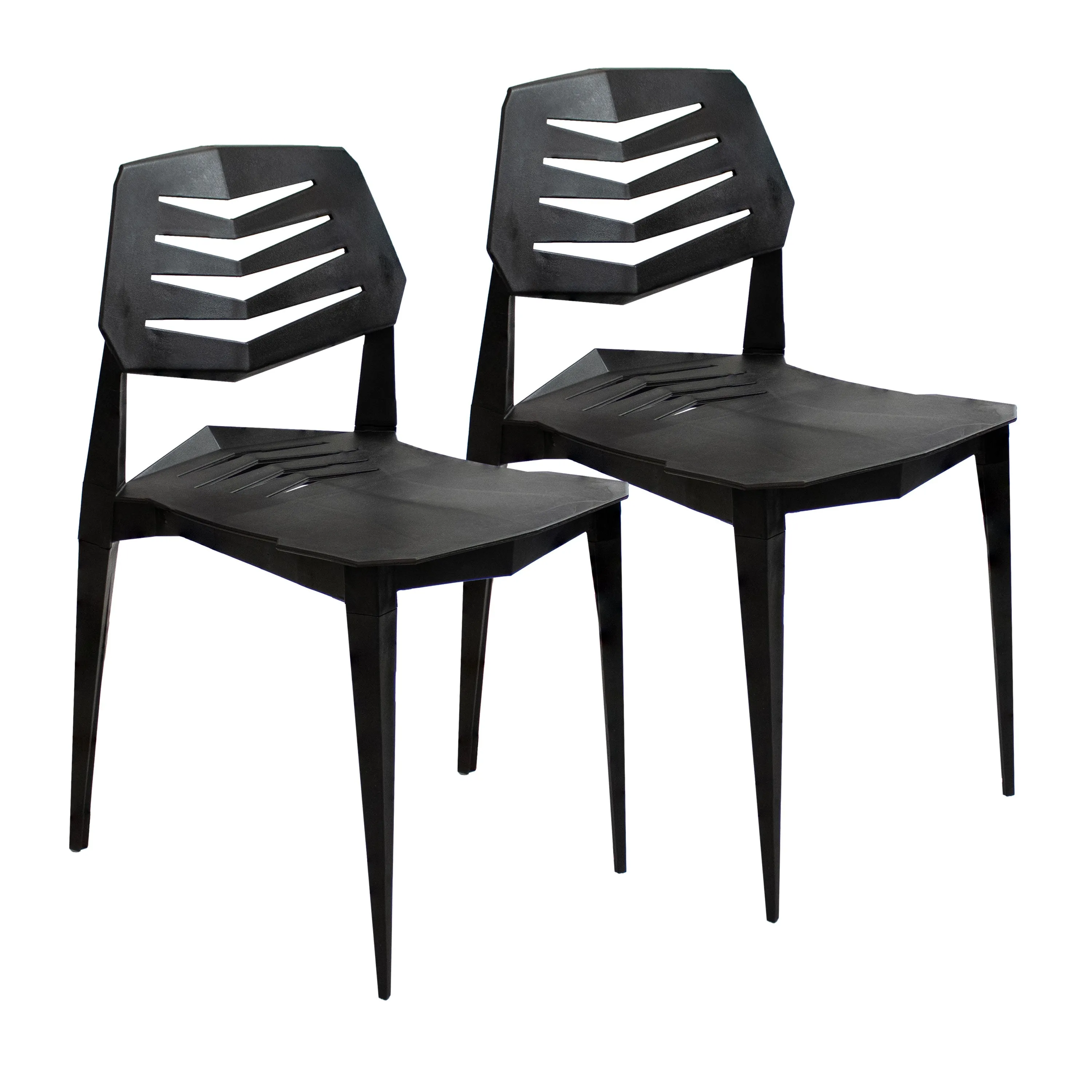 Sunnydaze Matisse Plastic Outdoor Dining Chair