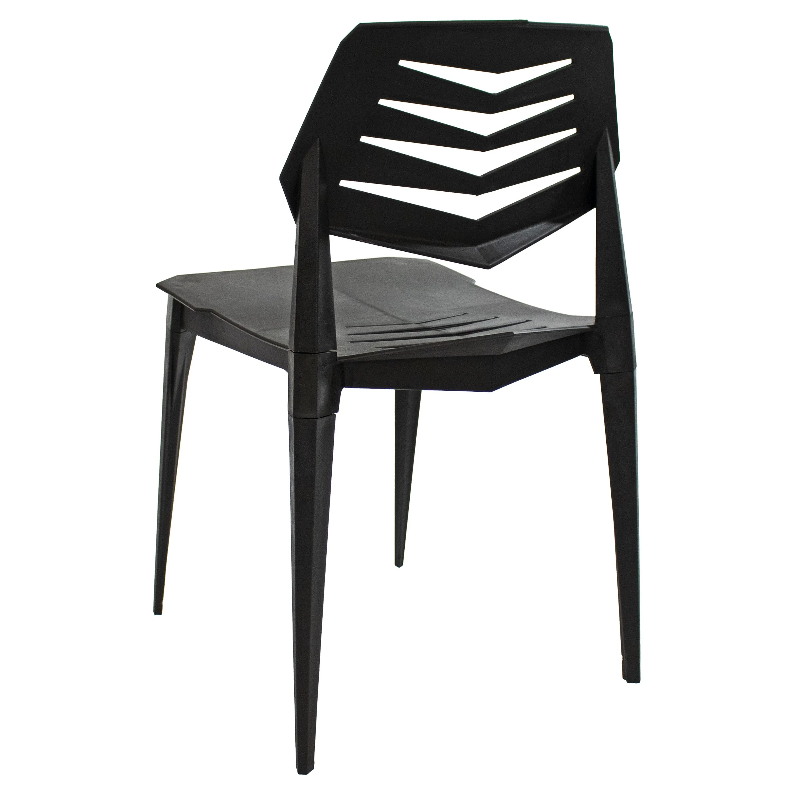 Sunnydaze Matisse Plastic Outdoor Dining Chair