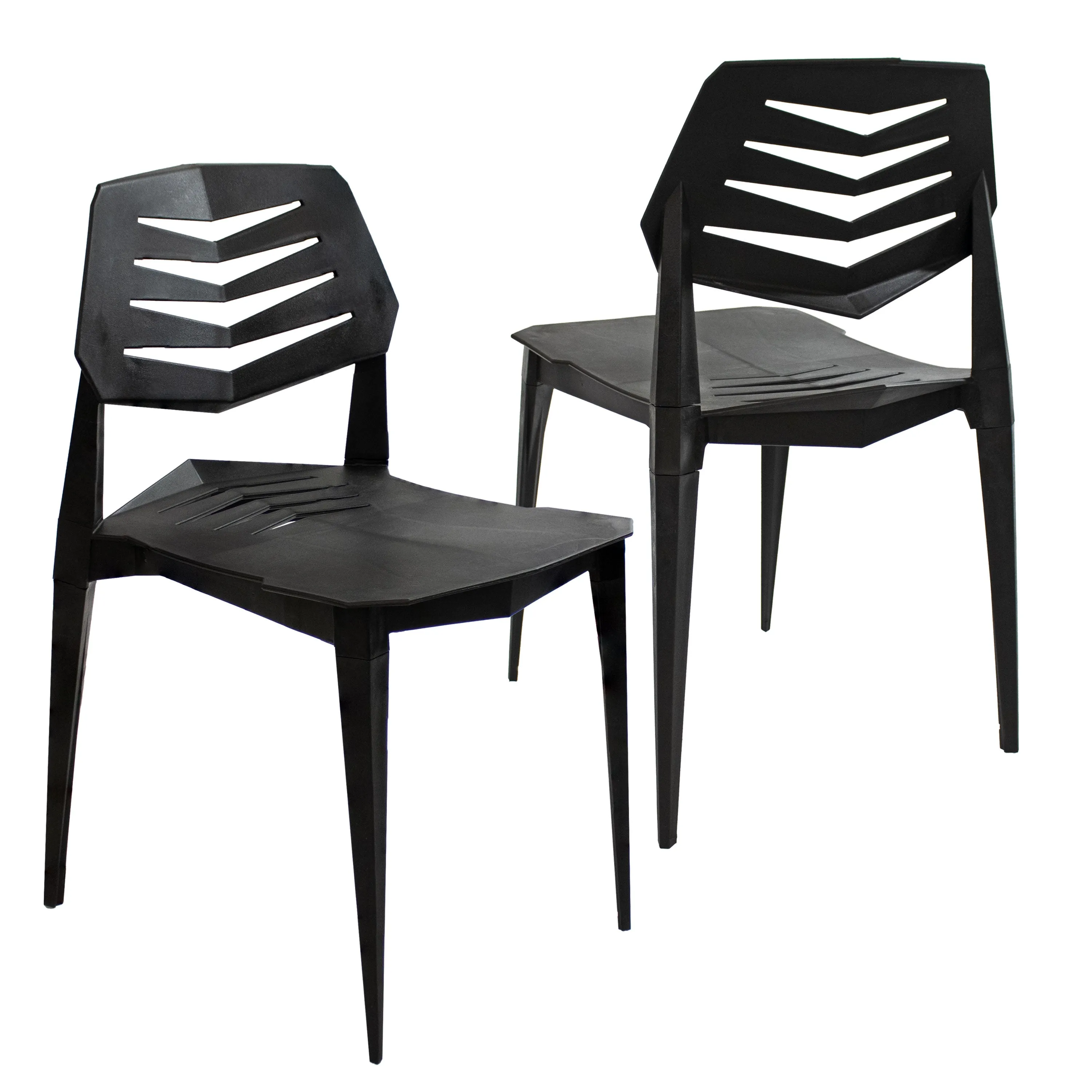 Sunnydaze Matisse Plastic Outdoor Dining Chair