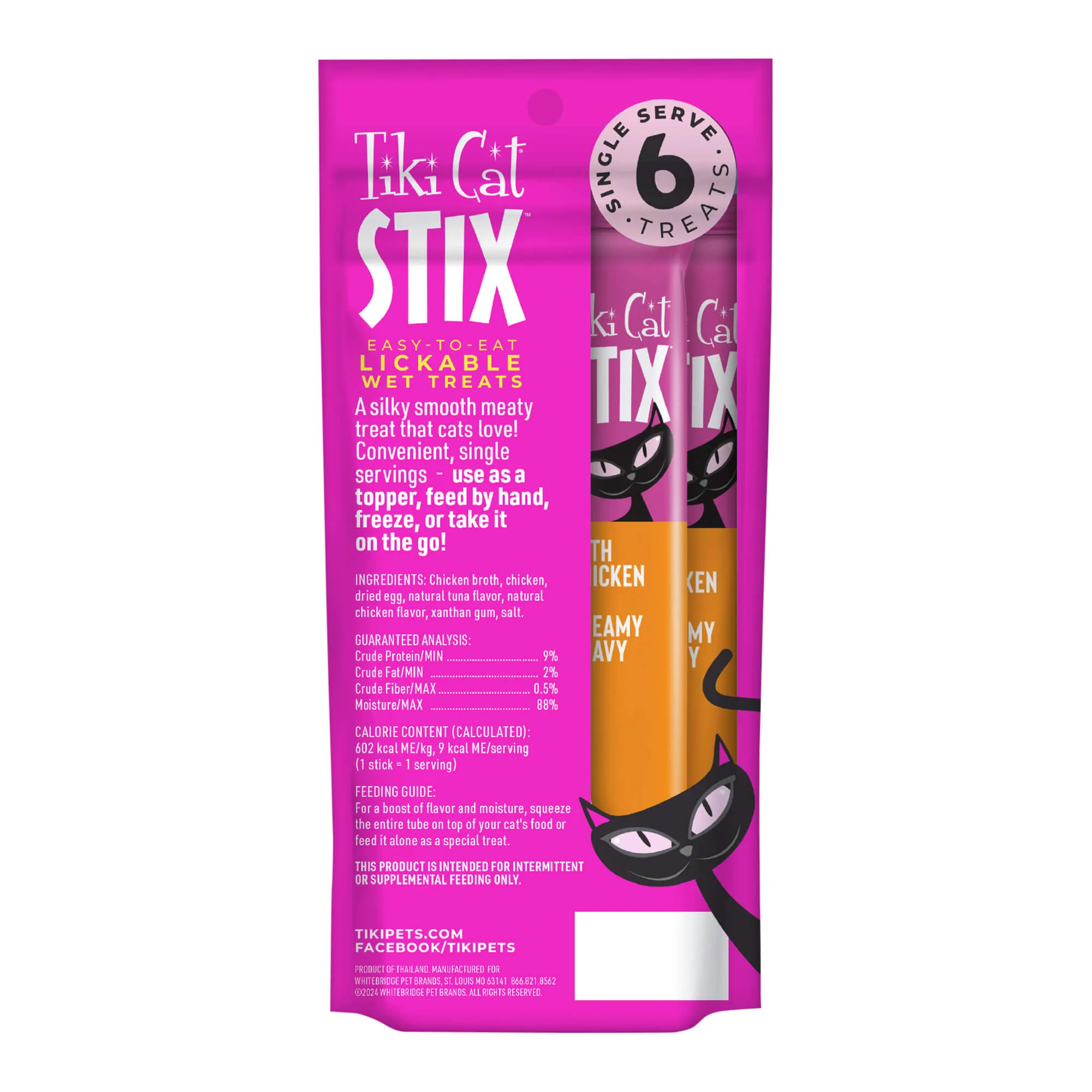 Tiki Cat Stix Wet Cat Treats, Chicken