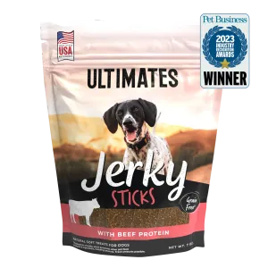 ULTIMATES BEEF STICKS JERKY TREATS FOR DOGS - 7oz