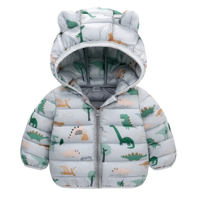 Unisex Baby Hood Warm Winter Jacket