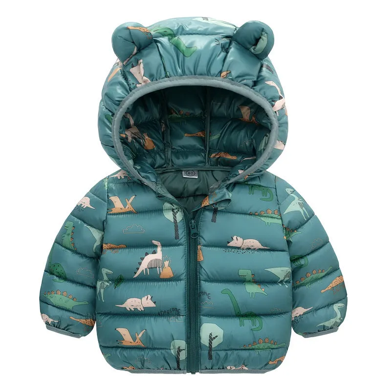 Unisex Baby Hood Warm Winter Jacket