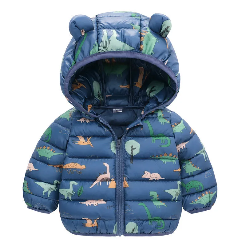 Unisex Baby Hood Warm Winter Jacket