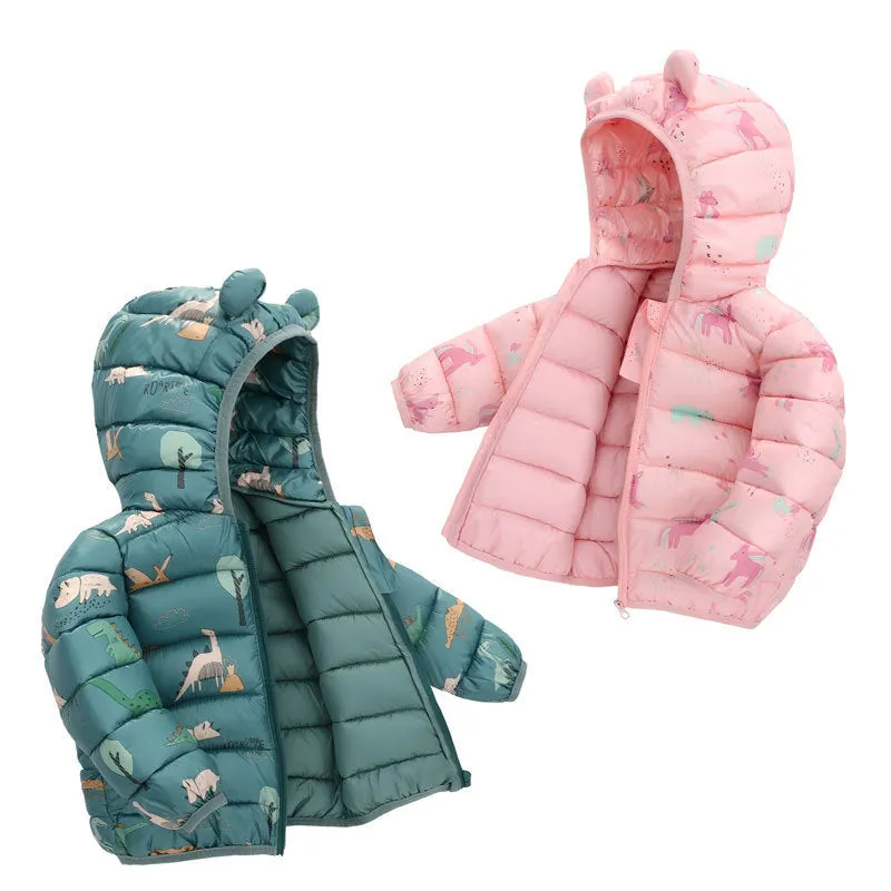 Unisex Baby Hood Warm Winter Jacket